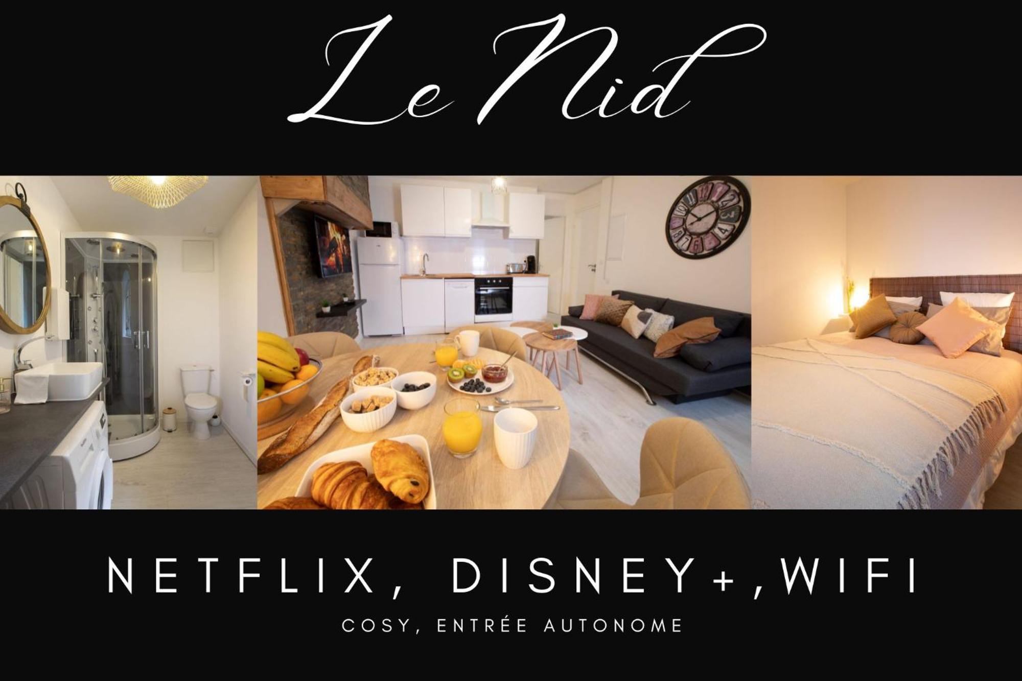 Le Nid 3 Etoiles Wifi, Netflix, Disney, Coeur De Bastide Villefranche-de-Rouergue Luaran gambar